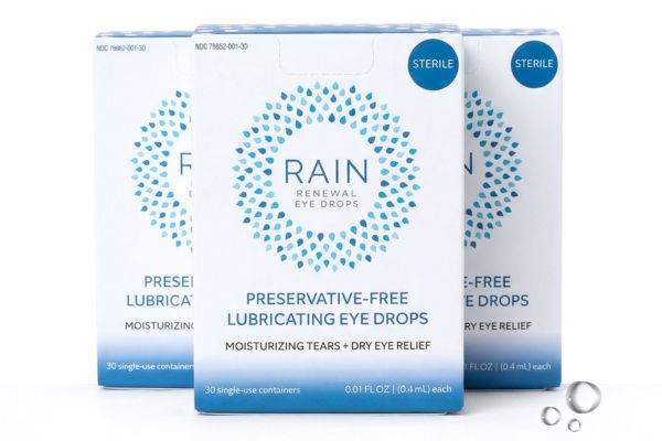 RAIN Renewal Eye Drops box